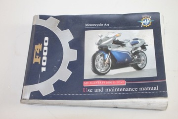 MV AGUSTA F4 1000 04-06 KSIĄŻKA SERWISOWA INSTRUKCJA