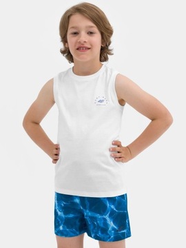 КОМПЛЕКТ 2 ФУТБОЛКИ ДЛЯ МАЛЬЧИКОВ, ТОП БЕЗ РУКАВОВ 4F