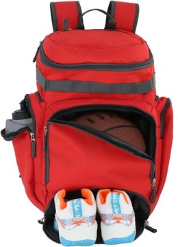 Спортивный туристический рюкзак с отделением для обуви и мячей.