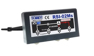 Внешний комбайнер DVB-T2 сплиттер RSI-02Ms AMS