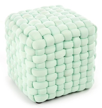 Pufa do pokoju młodzieżowego RUBIK zielony