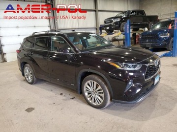 Toyota Highlander III 2022 Toyota Highlander Hybrid Platinium AWD Od ubezpieczalni Bogate wyposaze, zdjęcie 1
