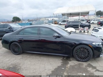 Mercedes Klasa S W223/V223 2021 Mercedes-Benz Klasa S 2021 S580 4Matic, nieuszkodzone 4.0 Benzyna 496KM, zdjęcie 7