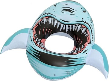 ОГРОМНОЕ КРЕСЛО ДЛЯ ПЛАВАНИЯ АКУЛА БОЛЬШАЯ АКУЛА 3D XL ИНДУСТРИАЛЬНЫЙ МАТРАС