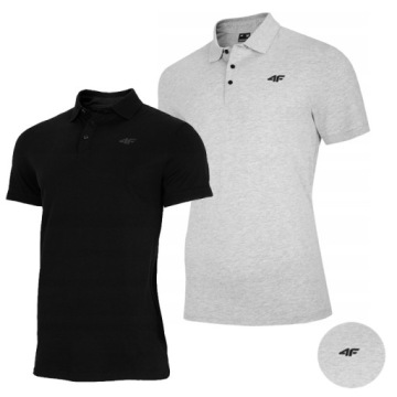 KOMPLET MĘSKI 4F KOSZULKA POLO T-SHIRT ZESTAW 2PAK