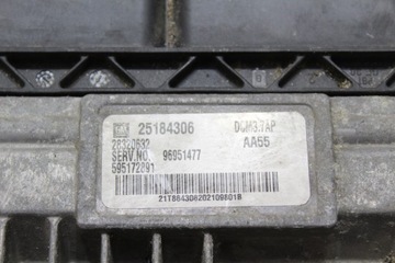 CAPTIVA ŘÍZENÍ JEDNOTKA MOTORU 2.2 Z22D1 25184306