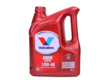 OLEJ VALVOLINE MAXLIFE 10W40 10W-40 4L +GRATIS NEW