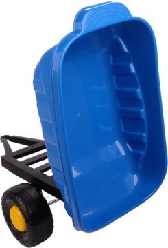 БОЛЬШОЙ ТРАКТОРНЫЙ ПРИЦЕП С ПЕДАЛАМИ САМОСВАНИЯ