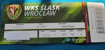 bilet Śląsk Wrocław- Wisła Płock