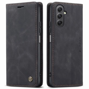 ETUI PORTFELOWE SKÓRZANE CASEME SMART MAGNET DO SAMSUNG M35 5G + SZKŁO