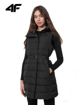 4F DAMSKI BEZRĘKAWNIK KAMIZELKA # KUDP013 L