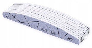 Mani King Pilnik Półksiężyc 100/180 Zestaw 10 szt