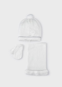 Czapka, szalik i rękawiczki Mayoral Roz: 98cm