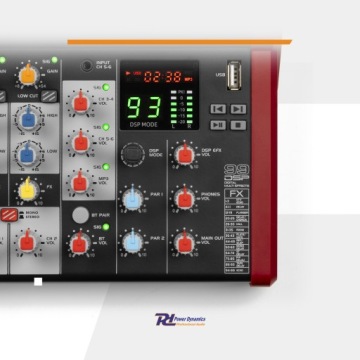 6-канальный студийный фантомный микшер BT +48 В PDM-Y601 Power Dynamics