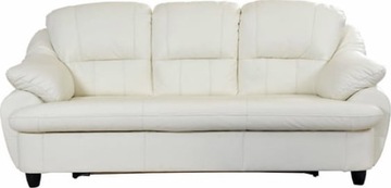 Sofa Kanapa Skórzana Rozkładana do Salonu Tokio