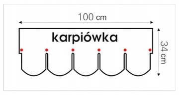 GONT BITUMICZNY KARPIÓWKA MATIZOL BORDO 3,2m2 GRUBY SAMOWULKANIZUJĄCY