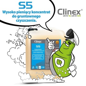 Clinex S5 - Обезжиривающая чистящая жидкость - 5 л