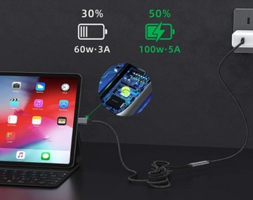 КАБЕЛЬ USB-C, гнездовой удлинитель Thunderbolt 3, 4K, 60 Гц, 10 ГБ, 100 Вт, 1 м