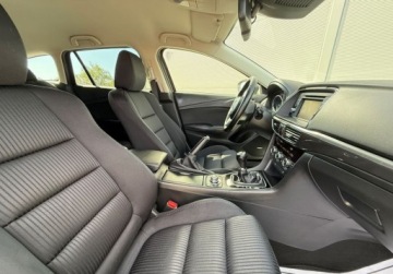 Mazda 6 III Kombi 2.2 SKYACTIV-D I-ELOOP 150KM 2015 Mazda 6 bezwypadekserwis aso1wlascicielorg lakierbiala perlajak nowa, zdjęcie 4