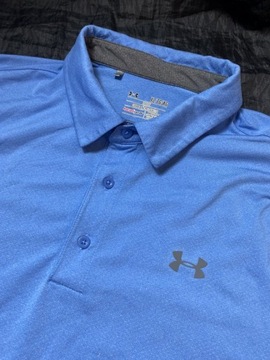 Under Armour ORYGINALNE NIEBIESKIE POLO XXL