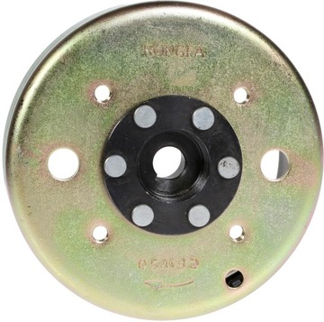 МАГНИТНОЕ КОЛЕСО (МАГНЕТО) МОТОСПАРКА. СКУТЕР GY6-50 4T (НАРУЖНЫЙ ДИАМЕТР 90ММ)