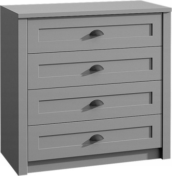 KOMODA PROWANSJA K4 GAŁA MEBLE GREY