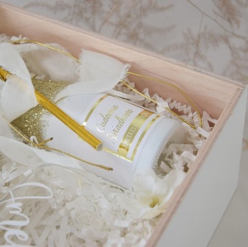 Подарочная коробка с благодарностью для свадебной фрейлины Б.