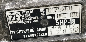 BMW E38 3.0 SKŘÍŇ AUTOMAT 5HP18