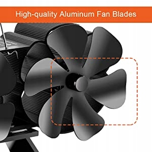 Термоэлектрический вентилятор для камина, лопастной вентилятор ветряной мельницы 12 В