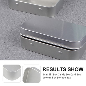 3шт металлическая жестяная коробка