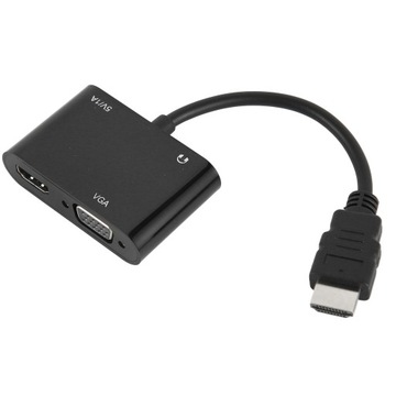 Мультимедийный интерфейс HD к адаптеру мультимедийного интерфейса VGA KN