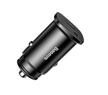 БЛОК ПИТАНИЯ BASEUS АВТОМОБИЛЬНОЕ ЗАРЯДНОЕ УСТРОЙСТВО 1X USB-A USB-C PD 3.0 QC 4.0 5A 30W