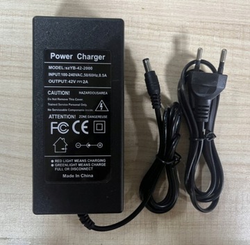 42В 36В 2А 5,5/2,1 мм зарядное устройство для электрического велосипеда