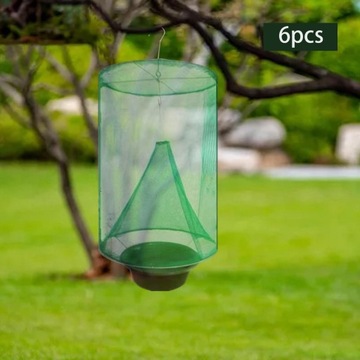 6 шт., клетка для ловли мух, летняя подвеска