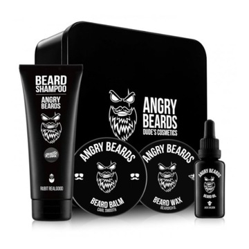 ANGRY BEARDS ZESTAW DO BRODY OLEJEK BALSAM SZAMPON