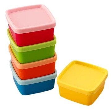 POJEMNIKI NA SOSY PRZEKĄSKI PRZYPRAWY PUDEŁKA NA ŻYWNOŚĆ 75 ml KPL. 5 szt.