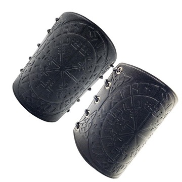Naramienniki Nordic Viking Embossed Arm Czarne