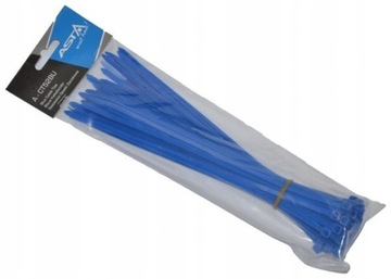 OPASKI TAŚMA TRYTKI ZACISKOWE TRYTYTKI KABLOWE UV NIEBIESKIE 5X250MM 50 szt