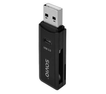 Czytnik kart pamięci Savio AK-63 USB 2.0 SD SDHC SDXC microSD