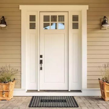 КОВРИК ВХОДНОЙ РЕЗИНОВЫЙ АЖУРНЫЙ ДЛЯ УХОДНОЙ ОБУВИ, ДОБРО ПОЖАЛОВАТЬ