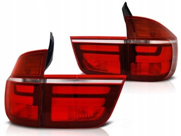LAMPY DIODOWE BMW X5 E70 07-10R LED BAR RED