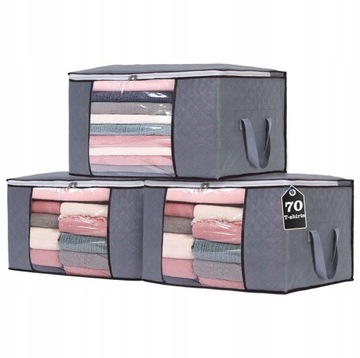 Большая вместительная сумка для хранения одежды, 3 шт.