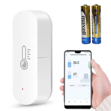 Czujnik temperatury i wilgotności WIFI TUYA Smart Dom Alexa Google