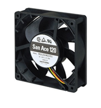 Bardzo mocny wentylator 3500 obr/min wiatrak SANYO Denki 210m3/h San Ace