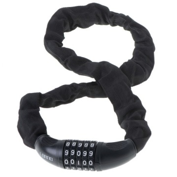 НАДЕЖНАЯ ЦЕПЬ ВЕЛОСИПЕДНОГО ЗАМКА С КОДОВЫМ ЗАМКОМ БЕЗОПАСНОСТИ ЗАМОК 100 СМ