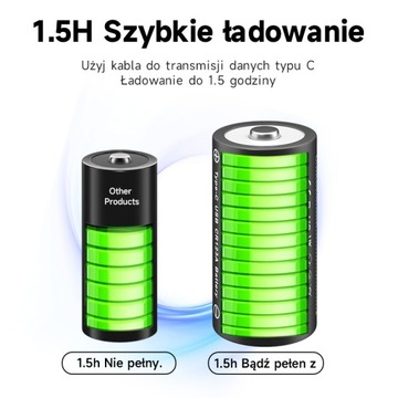 Литий-ионный аккумулятор 3,7 В 16340 CR123A USB C с USB-кабелем