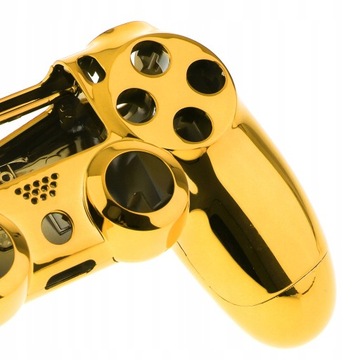 Chromowana obudowa ze złotym przednim etui 1