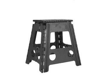 СКЛАДНОЙ ТАБУРАТ, БОЛЬШОЙ, НЕСКОЛЬЗЯЩИЙ, 150 КГ, С РУЧКОЙ ДЛЯ ЛЕСТНИЦЫ