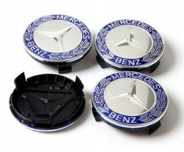 Центральный колпак Mercedes OE 75 мм Центральные колпаки Mercedes-Benz для колесных дисков