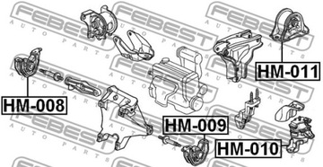 FEBEST HM-009 LOŽISKO MOTORU